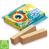 Вафли с жировыми начинками Лето на море КИО Дымка 45г