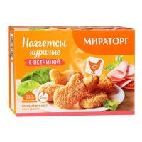 Наггетсы куриные с ветчиной Мираторг 300г
