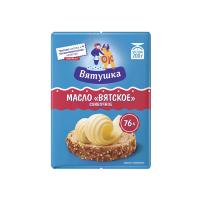 Масло сливочное Вятское 76% Вятушка КМК фольга 200г