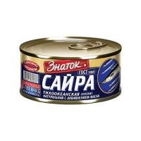 Сайра то НДМ ГОСТ Знаток 240г