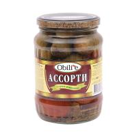 Ассорти с зеленью в заливке на лим кислоте ГОСТ Обилие 670 г твист