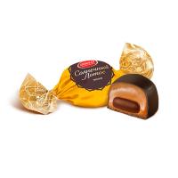 Конфеты ирис с начинкой глазированный Солнечный лотос мокко Азов вес