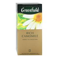 Напиток Гринфилд Greenfield Rich Camomile чайный со вкусом и ароматом яблока с корицей 25 пак