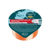 Икра Бутербродная красная в сливочном соусе Рыбная Сеть 200г