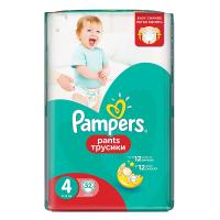 Подгузники ПАМПЕРС Pants Maxi 9-14кг 52шт