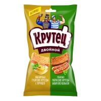 Сухарики Крутец двойной горчица и баварские колбаски 100г