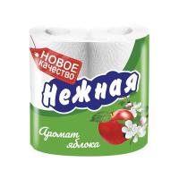 Бумага туалетная Нежная арома яблоко 4 рул
