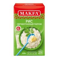 Рис длиннозерный обработанный паром Макфа вар пак 6 шт х 67г 400г Рис длиннозерный обработанный паром Макфа вар пак 6 шт х 67г 400г
