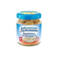 Фрикадельки Бабушкино лукошко из мяса цыплят в бульоне с 8 мес ст 100г