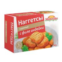 Наггетсы куриные с филе индейки Морозко 300г
