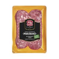 Колбаса св класса Люкс Милано нарезка Ромкор ву 90г