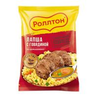 Лапша бп Роллтон по-домашнему говядина пакет 85г