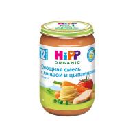 Пюре Хипп овощи с лапшой и цыпленком био 220г