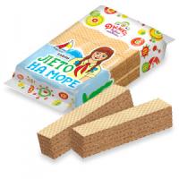 Вафли с жировыми начинками Лето на море КИО Дымка 200г