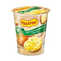 Пюре бп Роллтон курица стакан 55г