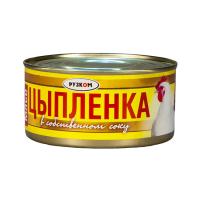 Мясо цыпленка в собственном соку Рузком 325г