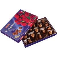 Конфеты Ассорти Победа 200г синие (сиреневые) раскрытые