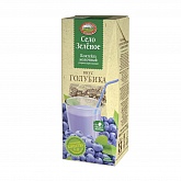 Коктейль молочный ультрапастеризованный ароматизированный Голубика 3,2% Село Зеленое 200г