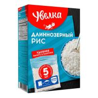 Рис длиннозерный Увелка вар пак 400г 5 х 80г