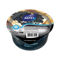 Имитированная икра слабосоленая Черная 150г Балтийский берег