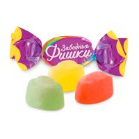 Конфеты желейные с начинкой Заводные фишки Азов вес