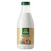 Молоко отборное 3,4-4,2% Село Зеленое ПЭТ 930 мл