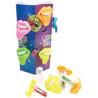 Карамель язык Tongue Candy окрашивает язык Три Собаки Забияки 7г 30 шт