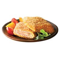 Кордон Блю с ветчиной и сыром Мираторг вес на тарелке