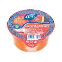 Икра красная имитированная в сливочном соусе Балтийский берег 200г