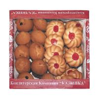 Печенье Ассорти Восточное (кексики Нижегородские с изюмом и Курабье) Калинка экран 700г