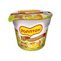 Пюре бп Роллтон жареные лисички со сметаной стакан 40г