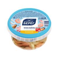 Коктейль из морепродуктов вареных в масле Балтийский берег 180г