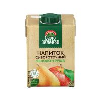 Напиток сывороточный стерил яблоко груша Село Зеленое Sq 500г
