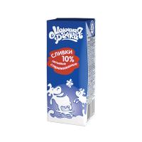 Сливки стерил 10% Молочная речка TBA 200г