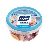 Коктейль из морепродуктов вареных в рассоле Балтийский берег 180г