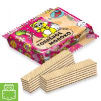 Вафли с жировыми начинками Топленое молоко КИО Дымка 45г