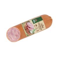 Колбаса варено-копченая Сервелат Рубленый с дымком Село Зеленое КуКМ срез 300г_прямо