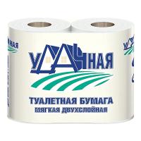 Бумага туалетная Вейро Veiro удачная белая 2 слоя 4 рулона