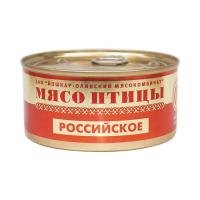 Мясо птицы тушеное Российское Йола 325г