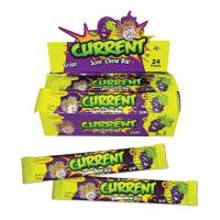 Кислая жевательная конфета CURRENT CHEW виноград 15г 24 шт Danpaк ТМ Три Соб@ки Забияки