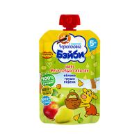 Пюре фруктовый салатик яблоко груша персик Черноголовка Бэйби пауч 85г