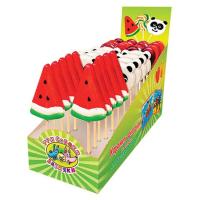 Карамель леденцовая Ассорти Три собаки Забияки 40г 40 шт (арбуз, панда, сердечки)