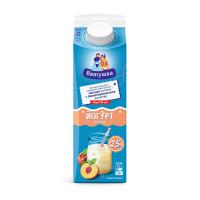 Йогурт Вятушка персик с сахаром 2,5% Вятушка КМК ПюрПак 500г_1