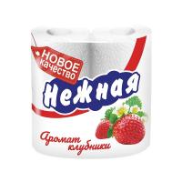 Бумага туалетная Нежная арома клубника 4 рул