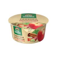 Ряженка термостатная 3,4% яблоко корица ревень Село Зеленое 120г