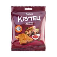 Гренки ржаные Крутец телятина с аджикой 80г