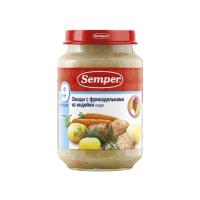 Пюре Семпер овощное рагу семга рис 190г