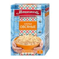 Хлопья овсяные экстра Националь кор 400г Хлопья овсяные экстра Националь кор 400г