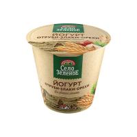 Йогурт 3,5% отруби злаки орехи Село Зеленое пл ст 120г_прямо