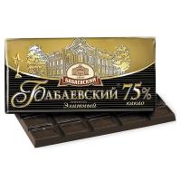 Шоколад Бабаевский Элитный 75% какао 100г